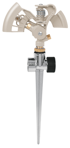 Ороситель пульсирующий, Цинк, двухсторонний, 13 м. Truper