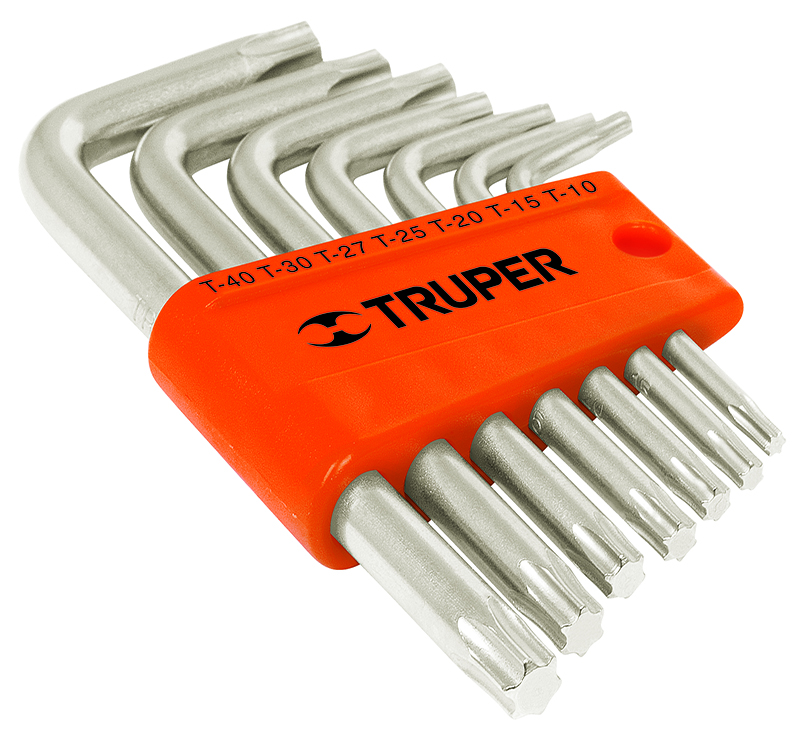 Набор ключей Torx в пластиковой кассете, 7 шт. Truper