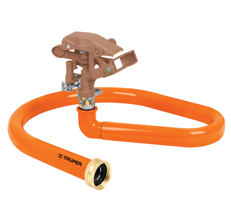 Ороситель газонный, пульсирующий, спираль, металл Truper